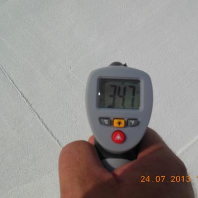 Verifica temperatura superficiale di esercizio delnuovo sistema impermeabile